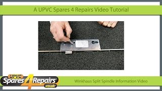 Winkhaus Multipoint Door Lock Split Spindle Information Video [upl. by Arodoeht]