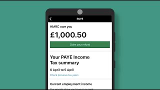 How do I use the HMRC app to claim a tax refund [upl. by Latsirc838]