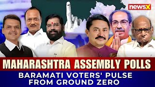 Maharashtra Assembly Polls  Baramati Voters Pulse from Ground Zero  NewsX [upl. by Dwane795]