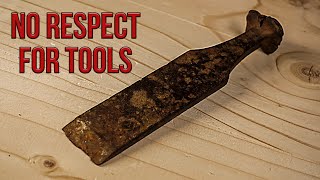 Turning a Battered Chisel into a MustHave Tool [upl. by Diver728]