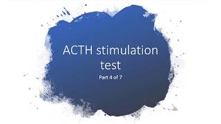 ACTH Stimulation Test [upl. by Elli825]