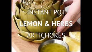 How to Cook Artichokes  Lemon and Herb White Wine Artichokes [upl. by Nealah]