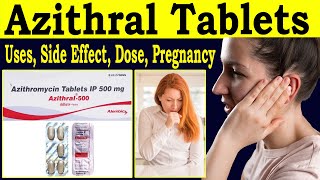 Azithral 500 mg tablet uses in hindi  Azithromycin 500 mg  Uses in Pregnancy Side Effects Dose [upl. by Teerpnam479]