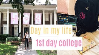 DAY IN THE LIFE  First day COMMUNITY COLLEGE Fall semester [upl. by Adyela611]