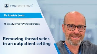 Removing thread veins in an outpatient setting [upl. by Jake]