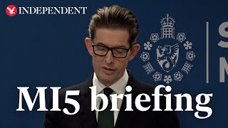 UK facing heightened threat of ‘plot after plot’ from Iran warns MI5 chief [upl. by Valora976]