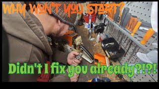 STIHL CHAINSAW WONT START Can Dr Diagnostics find the problem stihlnation warrantieshonored [upl. by Yhtir554]