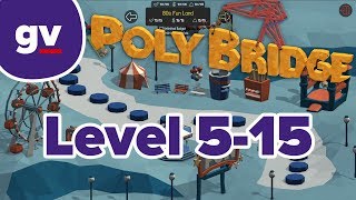 Poly Bridge 515 Collision Course Solution [upl. by Alberik]