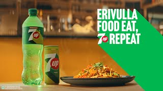 Erivulla Food Eat 7UP® Repeat Anirudh Ravichander Rashmika Mandanna 30 Sec Malayalam [upl. by Kinna]