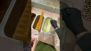 Would you double side yours wafflewands waffleshop food chocolate [upl. by Lahsram]