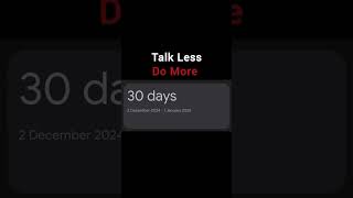 Talk Less do more consistensy dailyinspiration consistency dailymotivation focus [upl. by Arianie]