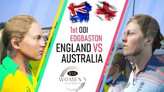 Cricket 19 Playthrough  England v Australia  1st Royal London ODI  The Women’s Ashes 2019 4K [upl. by Ssyla]