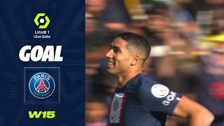 Goal Achraf HAKIMI 57  PSG PARIS SAINTGERMAIN  AJ AUXERRE 50 2223 [upl. by Redman939]