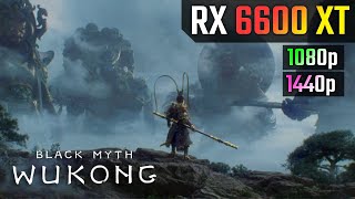 Black Myth Wukong  AMD RX 6600 XT 8GB  1080p vs 1440p [upl. by Nido]