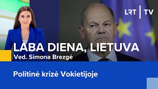 Politinė krizė Vokietijoje  Laba diena Lietuva  20241107 [upl. by Alverson661]