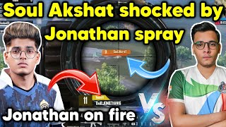 Soul Akshat full shocked by Jonathan hcker spray 😲 Jonathan Zgod on fire 🇮🇳 [upl. by Ahsilad245]