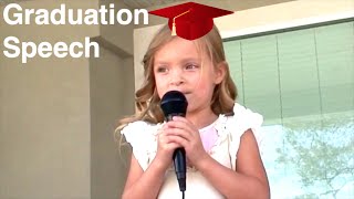 GRADUATION SPEECH INTERRUPTED PRESCHOOL GRADUATION  GRADUATION FAIL  DYCHES FAM [upl. by Adriene]