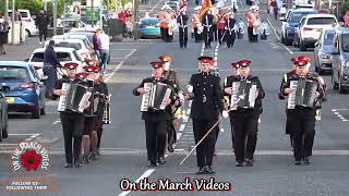 Dunloy Accordion  Derryloran Boyne Defenders Parade 2024 [upl. by Juana862]