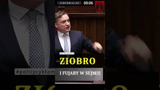 Fujary w Sejmie i Zbigniew Ziobro  puściły mu nerwy na mównicy sejmowej [upl. by Ennazzus643]