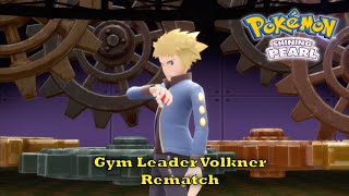 Pokemon Brilliant Diamond amp Shining Pearl Türkçe Rematch Gym Leader Volkner [upl. by Nosyerg]