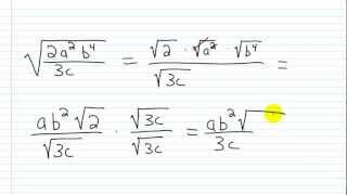 How to Rationalize the Denominator [upl. by Nydia]