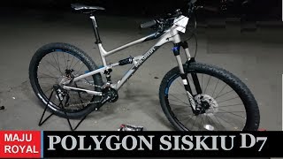 Sepeda Polygon Siskiu D7 Deore XT Fork Rockshox xc30 Air Keren Murah ⭐⭐⭐⭐⭐ mtb full suspension [upl. by Brout]