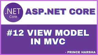 12ASPNET Core MVC tutorial  View Model in MVC [upl. by Xever]