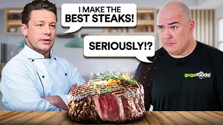 Guga Savagely Critiques Jamie Olivers Steak [upl. by Akinar]