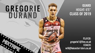 Gregoire Durand  65 Guard  Class of 2019 [upl. by Oreste94]