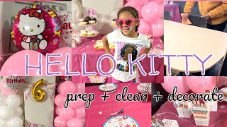 DIY Hello Kitty Birthday party Decoration Idea for girls part 1  diy  birthday decoration [upl. by Anaud]