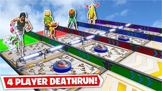 The 4Player Deathrun Race Showdown 3 MAPS Fortnite Creative [upl. by Aeiram]