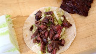 Easy Asian Carne Asada Tacos  SAM THE COOKING GUY [upl. by Aitnohs482]