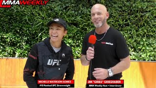 Michelle Waterson transitions to Mrs Gomez [upl. by Lamok]