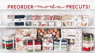 Preorder Moda Precuts Now at Shabby Fabrics [upl. by Grory]