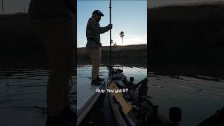 Modern kayaks are stupid stable kayakfishing bassfishing fishing g [upl. by Hpseoj]