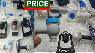 PRICE OF ALL RO WATER FILTER TAP Aquaguard tap kent Aquafresh [upl. by Conner]