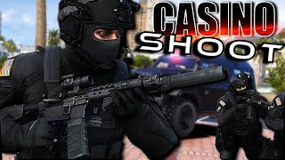 Hotel Shootout  GTA 5 SWAT Movie 4K Machinima [upl. by Summons]