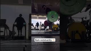 Deadlift shorts shortvideo gym community [upl. by Ahtilat597]