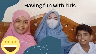 Kaniz Fatema Supti funny vlog Having fun with kids❤️❤️❤️ [upl. by Compte]