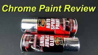 Chrome Paint in a Rattle Can Product Review  James Bruton [upl. by Norehs]