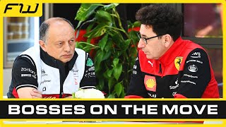 Vasseur Replaces Binotto At Ferrari Seidl Moves To Alfa Romeo and Capito Leaves Williams [upl. by Aehsal]