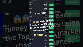 😱😱 How to earn money using top gainers on Binance Binance bitcoin [upl. by Lucrece983]