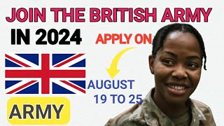 British Army recruitment for commonwealth citizens 2024 [upl. by Lambertson]