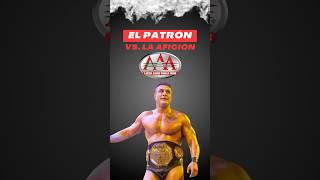 El Patrón Alberto vs aficionado ElPatronAlberto LuchaLibreAAAWorldwide Saltillo [upl. by Sidoeht]