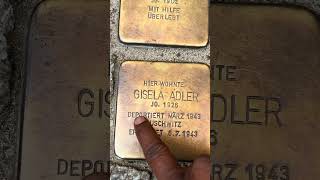 Stolpersteine  Stumbling Stones in Germanys street germany history berlin information tamil [upl. by Janerich314]