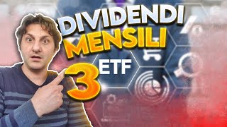 3 ETF per dividendi mensili  Alto dividendo mensile con soli 3 ETF [upl. by Tessil]