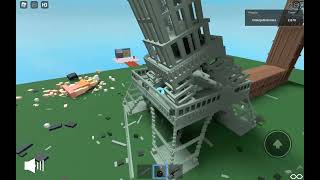 Eiffel Tower Destroyed All Time And I Put Fnf Troggle Sound Recorded Video [upl. by Lednam756]