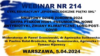 WEBINAR nr 214 ŚWIATOWY DZIEŃ ZDROWIA 2024 [upl. by Casey]