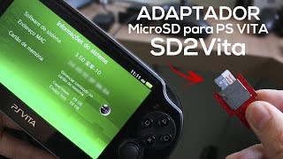 ADAPTADOR DE CARTÃO MICRO SD PARA PS VITA SD2Vita [upl. by Sanjay]