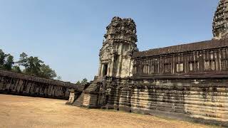 View of Angkor Wat Temple Siem Reap Cambodia 2 [upl. by Naujek791]